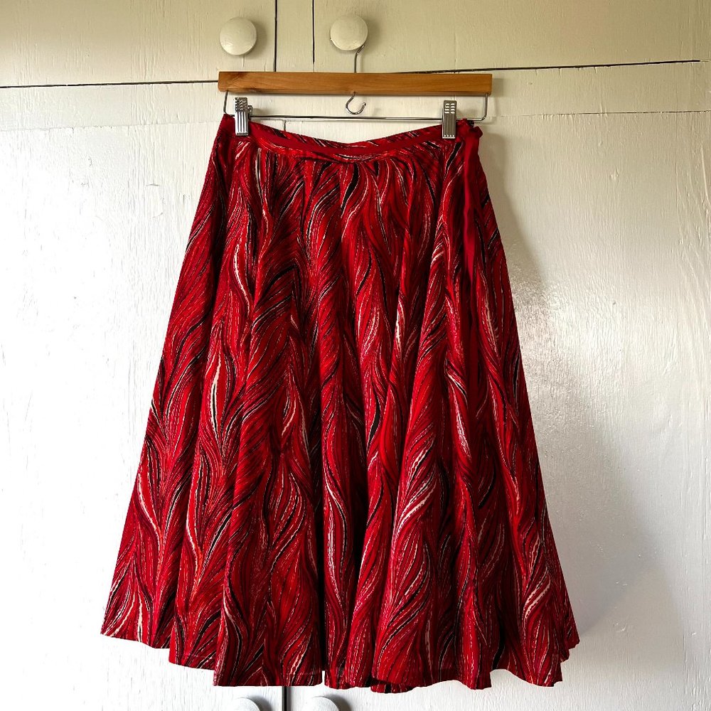 New Olivia & Grace Swing Red Skirt
